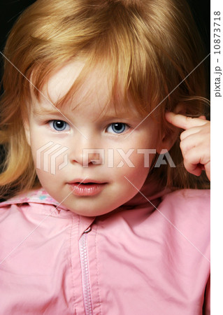 smiling little girl thinking smiling little girl thinking 10873718