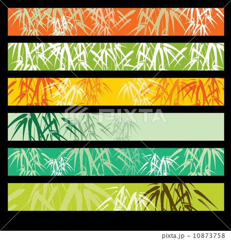 Bamboo banner set 10873758