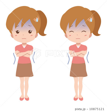 女性　寒気 10875121