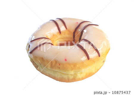 Colorful donut on white background Colorful donut on white background 10875437