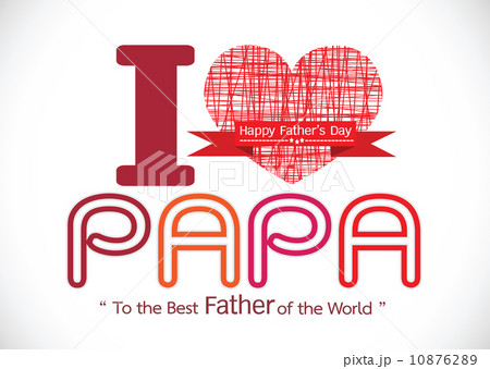 Happy Father's Day card , love PAPA or DAD 10876289