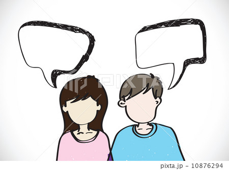 People face emotions icons with dialog speech bubbles People face emotions icons with dialog speech bubbles 10876294