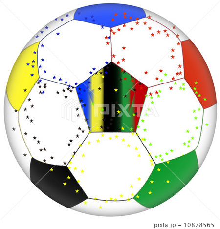 カラフルなボール サッカーボールのイラスト素材