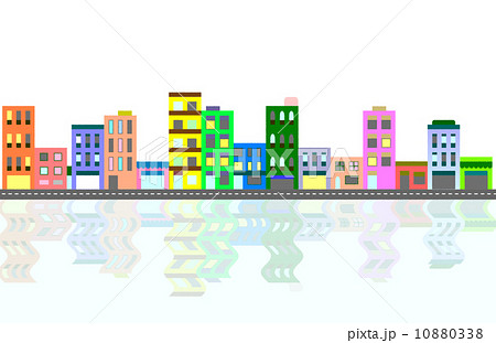 街並みイラスト 街並みイラスト 10880338