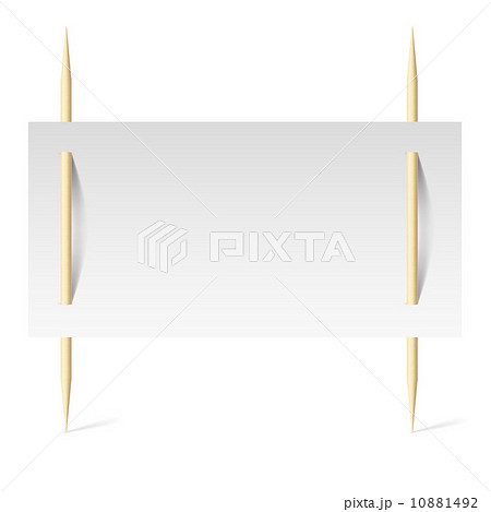White paper on toothpicks 10881492