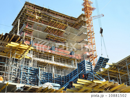 High-rise building under construction 10881502