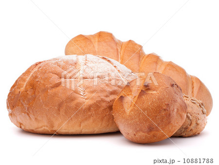 fresh bread isolated on white background cutout 10881788