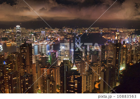 香港ビクトリアピークからの夜景 10883563