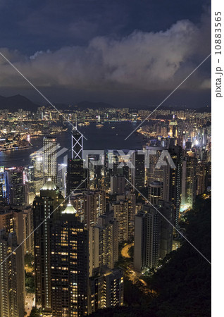 香港ビクトリアピークからの夜景 10883565