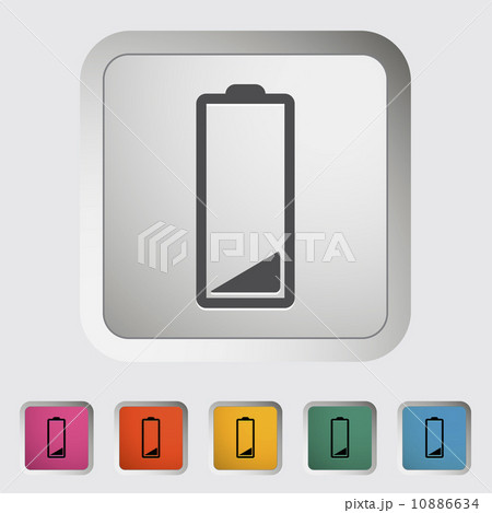 Charging the battery, single icon. 10886634