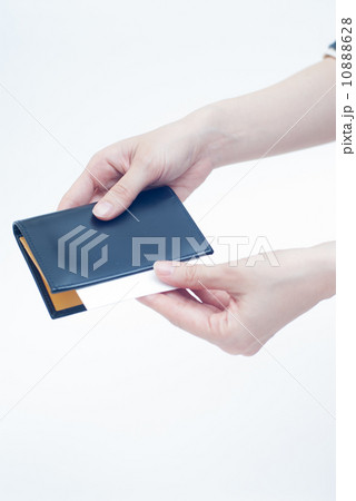 名刺交換　女性 10888628