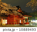 夜桜と浅間神社 10889493