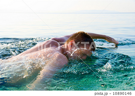 swimming man swimming man 10890146