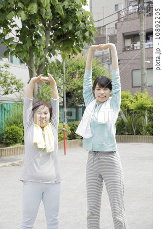 親子で運動 親子で運動 10892205