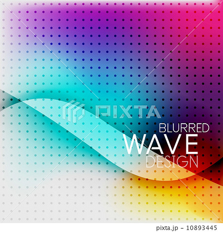 Colorful blurred wave business background 10893445