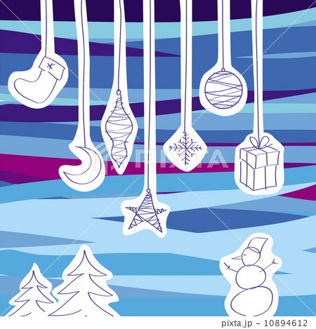 vector collection of Christmas tree decorations 10894612