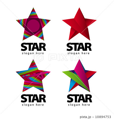 collection of vector logo with a star collection of vector logo with a star 10894753