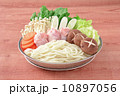 なべ材料、鍋、　なべ具材、鶏肉鍋、うどん 10897056