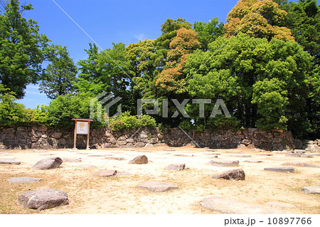 6月滋賀 安土城・天主台跡 10897766