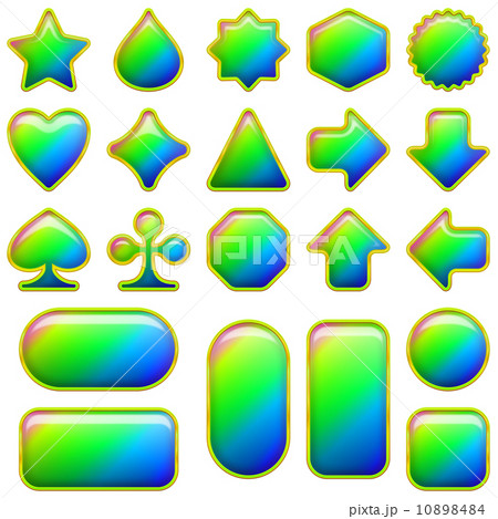 Rainbow glass buttons, set Rainbow glass buttons, set 10898484