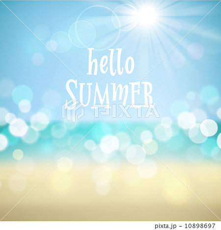 Summer holiday tropical beach background 10898697