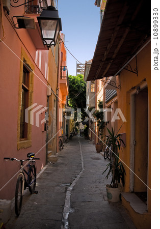 Street in Rethimnon town on Crete, Greece 10899330