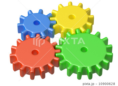 colorful plastic toys cogwheels construction 10900628