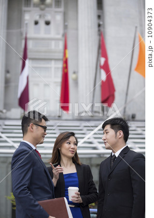 Portrait of Asian business partners. Portrait of Asian business partners. 10904373