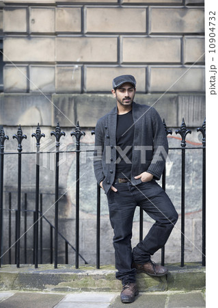 Portrait of a trendy urban Indian man. 10904732