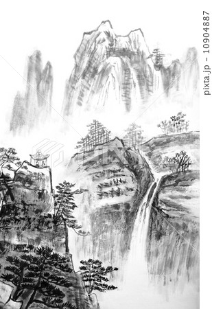 traditional Chinese painting , landscape 10904887
