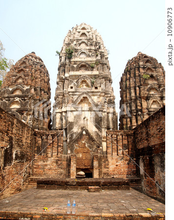 Temple Buddha Statue  in Sukhothai Historical Park,Thailand 10906773