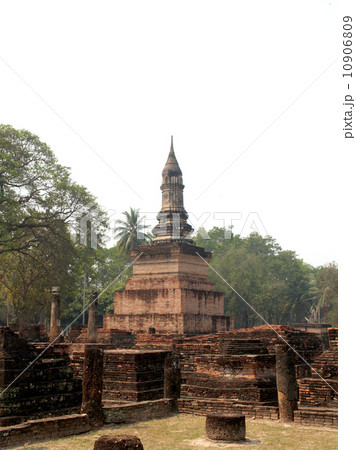 Temple Buddha Statue in Sukhothai Historical Park,Thailand Temple Buddha Statue in Sukhothai Historical Park,Thailand 10906809
