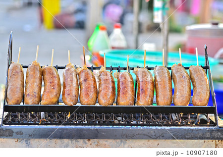 Thai Style Grilled Sausage Thai Style Grilled Sausage 10907180