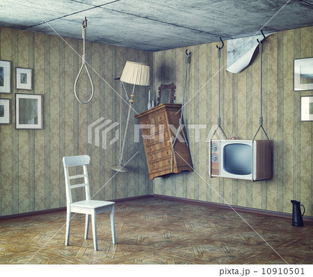 old furniture in grungy interior old furniture in grungy interior 10910501