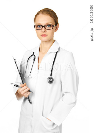 Beautiful young female doctor Beautiful young female doctor 10913606