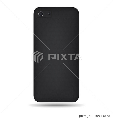 Vector carbon back cover smartphone 10913878