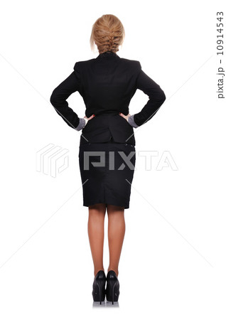 woman standing back 10914543