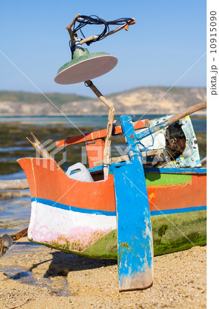 Asian traditional boats on the beach. Asian traditional boats on the beach. 10915090