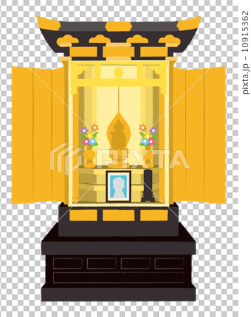 Funeral / Buddhist Illustration _ Buddhist altar 10915362