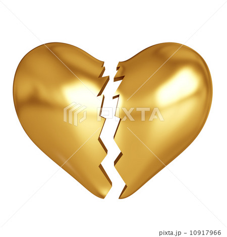 Golden broken heart 10917966