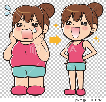 ダイエットのビフォーアフター 10919928