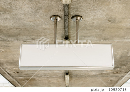 Blank cieling sign Blank cieling sign 10920713