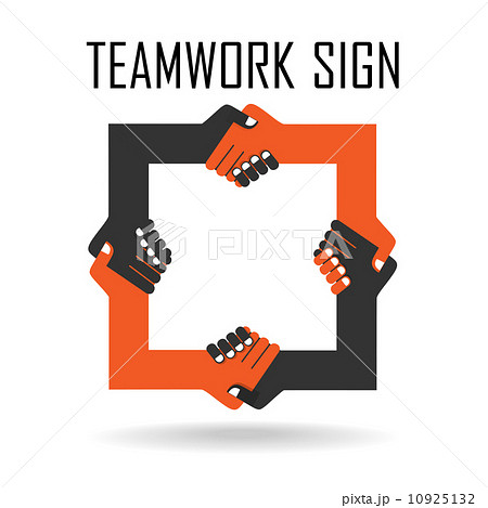 handshake abstract sign vector design template business creativの