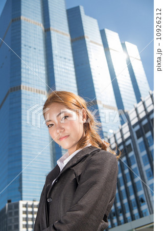 Thai Business Woman Outdoor 10926212