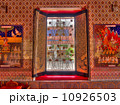 traditional thai style temple window see through outside 10926503