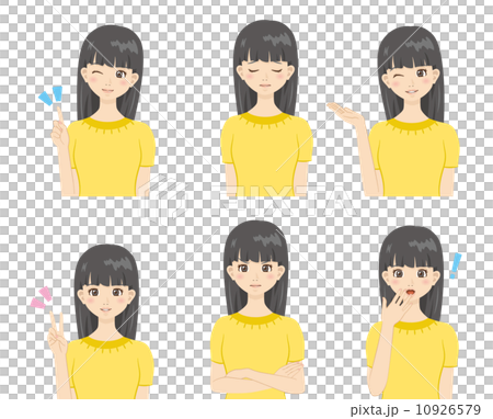 若い女性（ジェスチャーシリーズ） 10926579