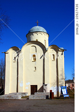 Church of Death of Holy Virgin theotokos. .Sacred-assumotion nunnery. .Old Ladoga. .Russia 10927436