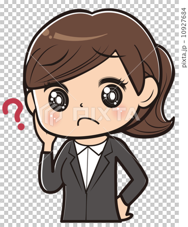 A woman with doubt 10927684