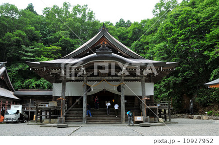 長野県　パワースポット　戸隠神社　中社 10927952