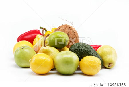 fruits isolated on a white background. fruits isolated on a white background. 10928578